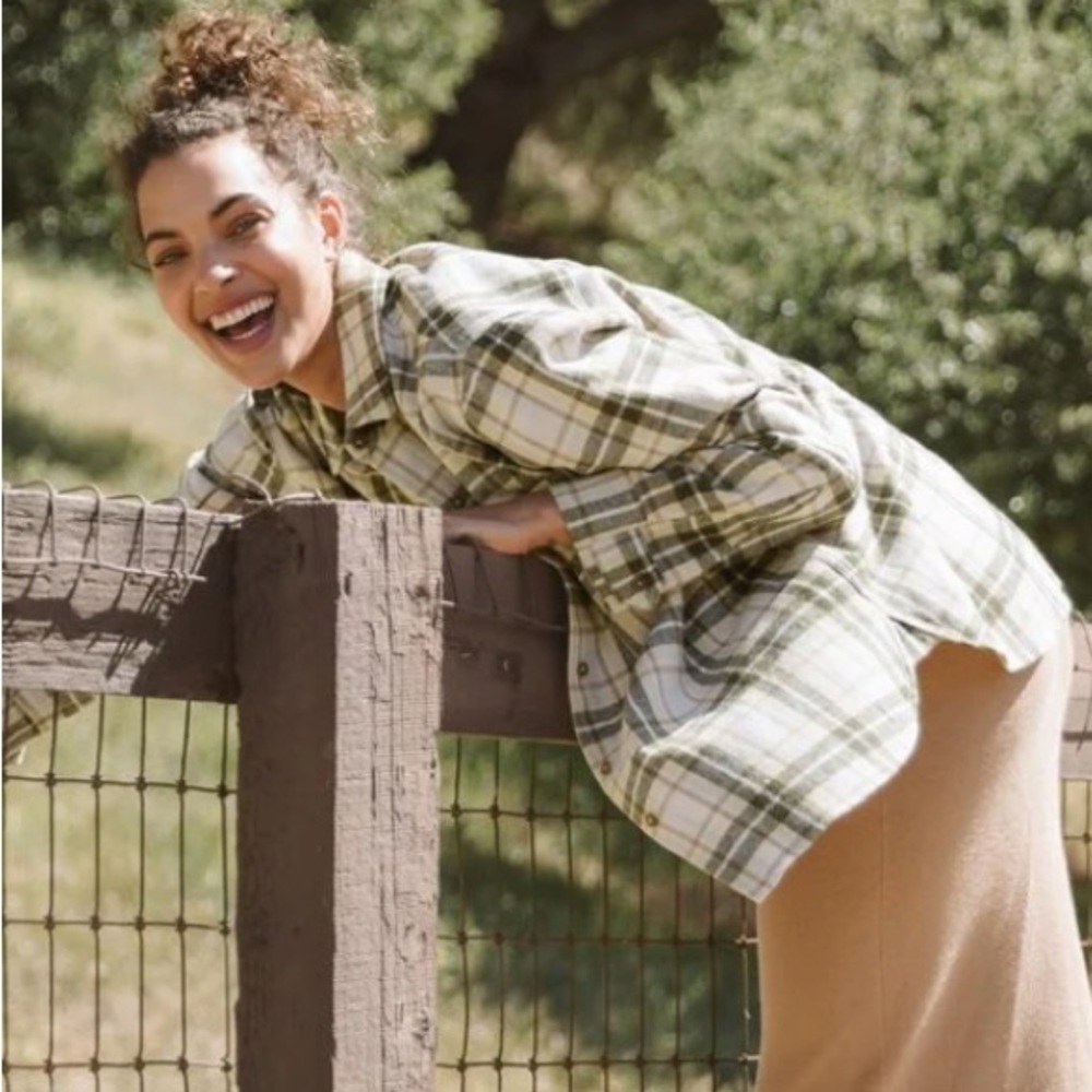 Jenni Kayne O’Keefe Plaid shirt S